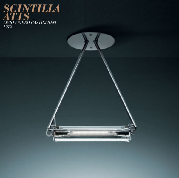 Lampada Soffitto Scintilla Piccola 150, Cromo - FONTANA ARTE FS15085250CRNE