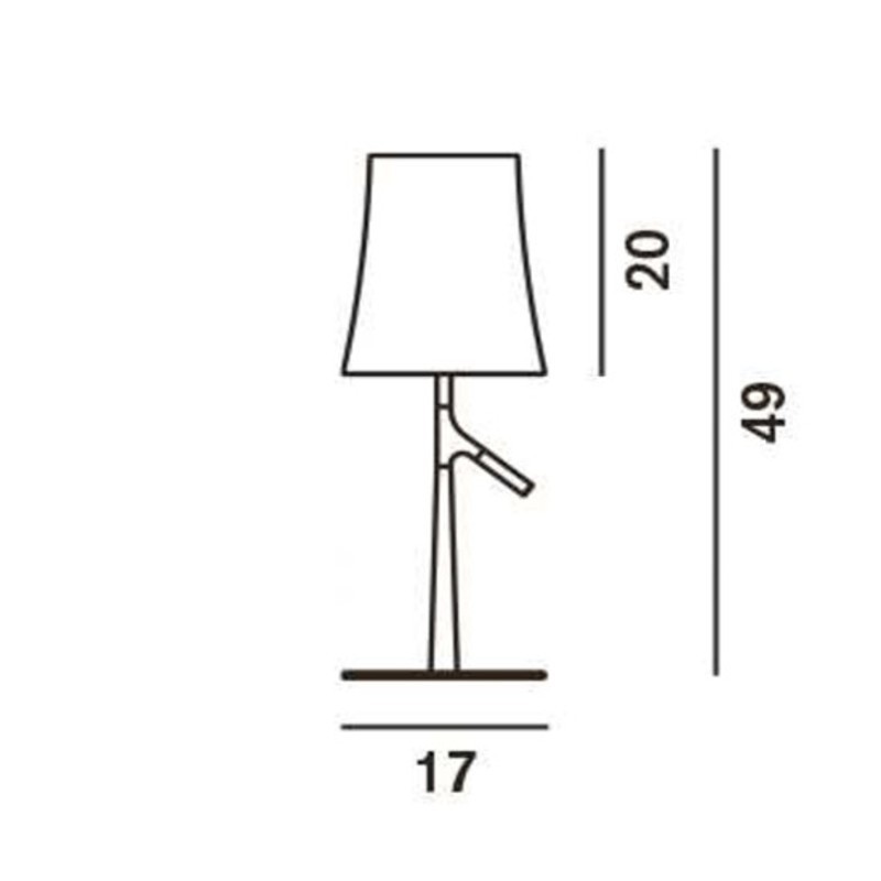 Birdie Led Piccola Tavolo Grigio On-Off - FOSCARINI FN2210012_25 Birdie Led Piccola Tavolo Grigio On-Off - FOSCARINI FN2210012_25