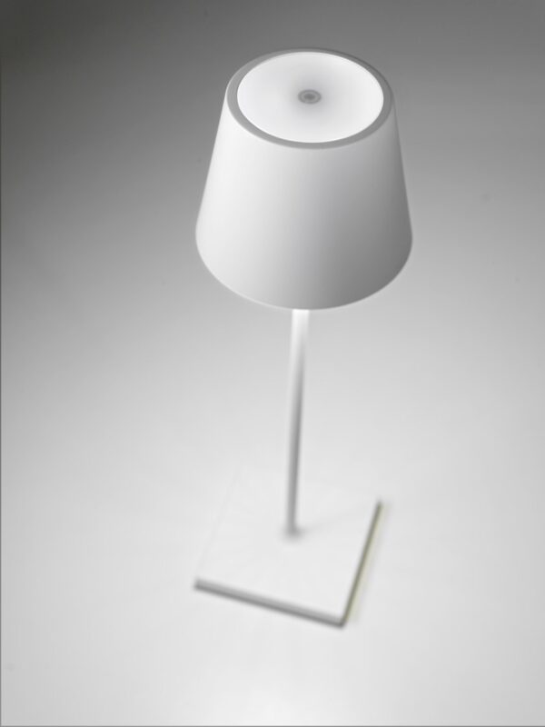 Poldina Bianco Lampada Tavolo Led Portatile Ricaricabile - AI LATI LD0340B3