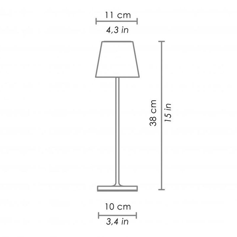 Poldina Foglia Oro Tavolo Led Portatile Ricaricabile - AI LATI LD0280BFO Poldina Foglia Oro Tavolo Led Portatile Ricaricabile - AI LATI LD0280BFO