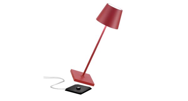Poldina rossa Lampada Tavolo Led Portatile Ricaricabile- AI LATI LD0340F3 - AI LATI LD0340F3