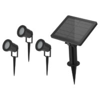 SET 3 FARETTI LED CON PANNELLO SOLARE - ARTELETA SJG34