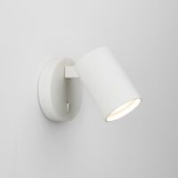 Ascoli Single Led Con Interruttore Bianco Ruvido - ASTROLIGHTING 1286010