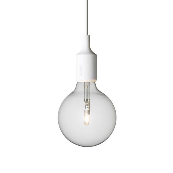 E27 Pendant Led Bianco Sospensione - Lampada Led Compresa - MUUTO 13341 E27 Pendant Led Bianco Sospensione - Lampada Led Compresa - MUUTO 13341