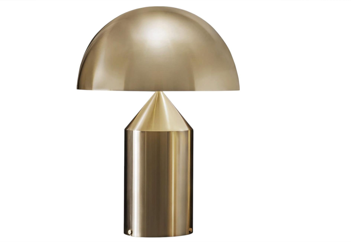 Atollo Media in Metallo Lampada Tavolo Oro - OLUCE L0239 OR Atollo Media in Metallo Lampada Tavolo Oro - OLUCE L0239 OR