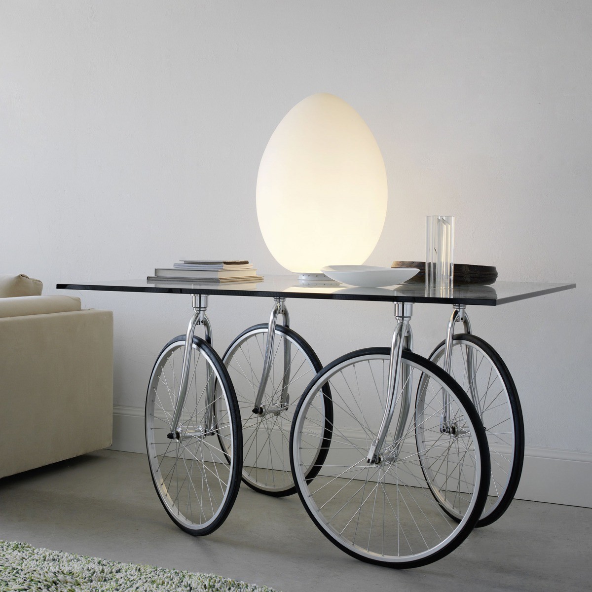 LAMPADA DA TAVOLO UOVO MEDIO BIANCO - FONTANA ARTE F264605100BINE LAMPADA DA TAVOLO UOVO MEDIO BIANCO - FONTANA ARTE F264605100BINE