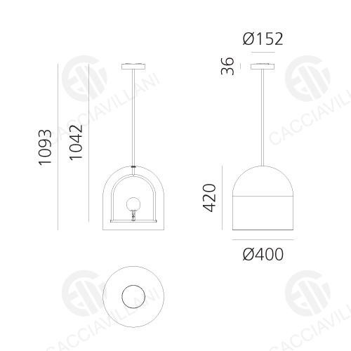 Yanzi Sospensione Led Ottone Spazzolato - ARTEMIDE 1103010A Yanzi Sospensione Led Ottone Spazzolato - ARTEMIDE 1103010A