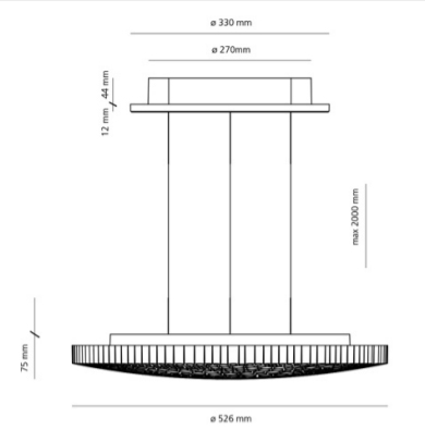Calipso Bianco Sospensione Led 3000K - ARTEMIDE 0213010A Calipso Bianco Sospensione Led 3000K - ARTEMIDE 0213010A