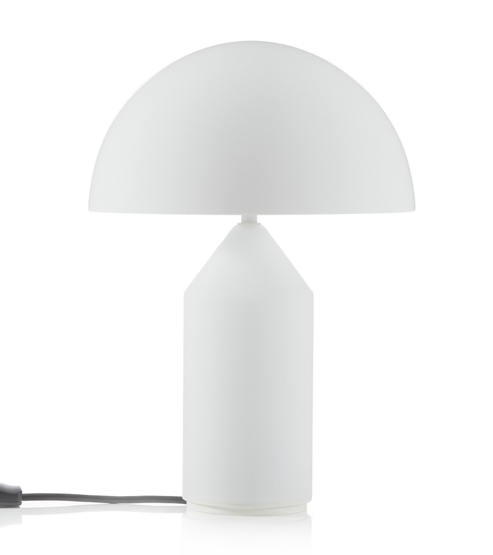 Atollo Vetro Piccola Bianco Tavolo - OLUCE L0236 BI Atollo Vetro Piccola Bianco Tavolo - OLUCE L0236 BI