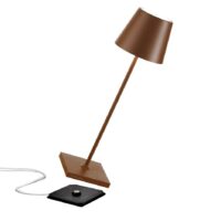 Poldina corten Lampada Tavolo Led Portatile Ricaricabile- AI LATI LD0340R3 - AI LATI LD1340R3