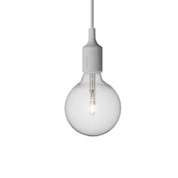 E27 Pendant Led Grigio Chiaro Sospensione -Lampada Compresa - MUUTO 13348