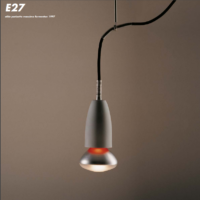 E27 ALLUMINIO OSSIDATO INTERNO ROSSO [L] R95 20° E27 42W 230 - VIA BIZZUNO A8.515.01