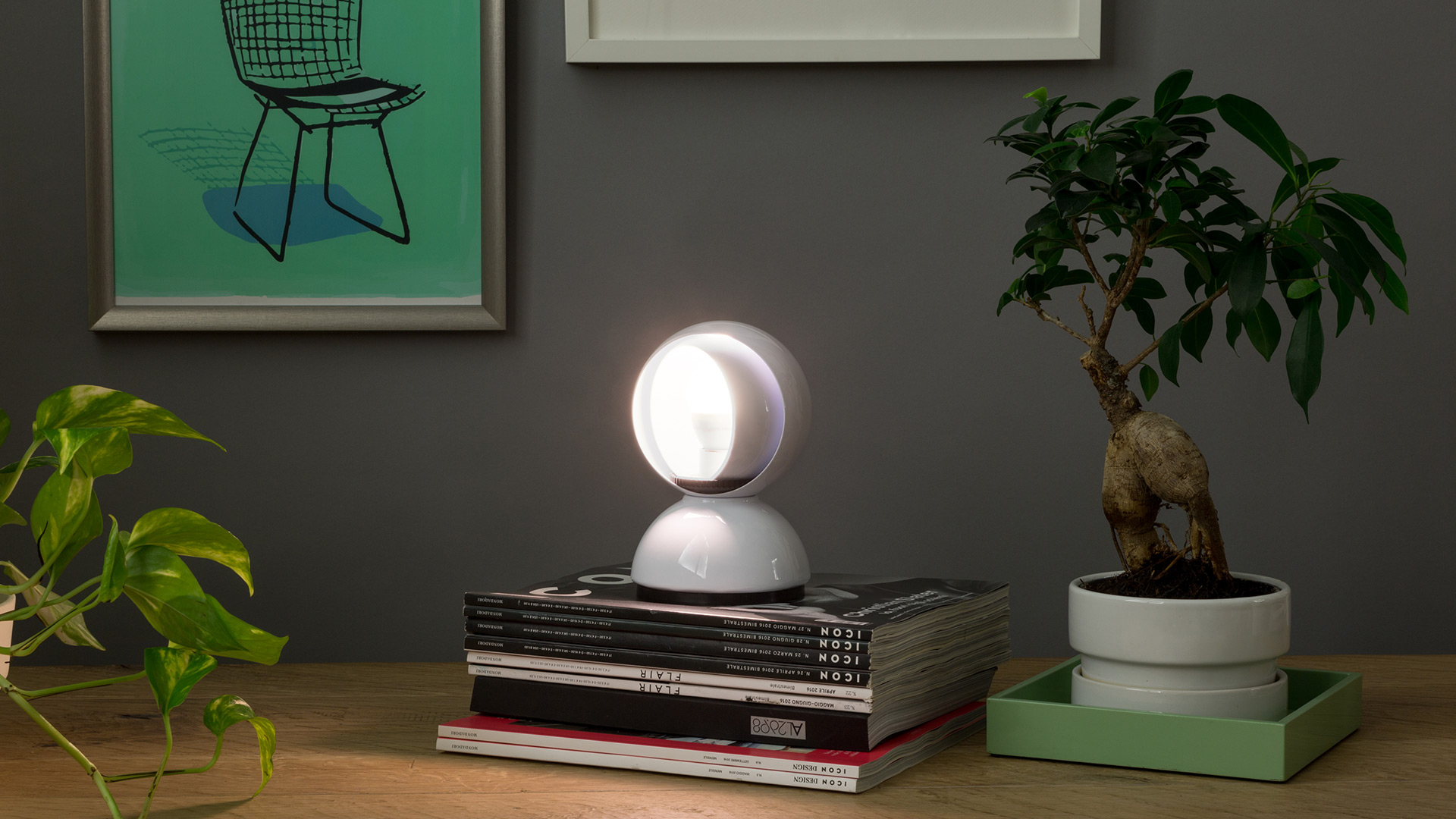 Eclisse Lampada Tavolo Bianco - ARTEMIDE 0028010A Eclisse Lampada Tavolo Bianco - ARTEMIDE 0028010A