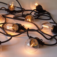 Bella Vista Nero Set 10 Luci Trasparenti da esterno - SELETTI 07796