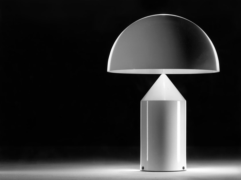 Atollo Metallo Grande Bianco Tavolo - OLUCE L0233D BI Atollo Metallo Grande Bianco Tavolo - OLUCE L0233D BI