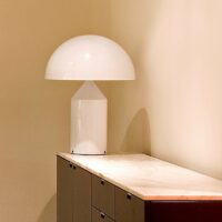 Atollo Metallo Grande Bianco Tavolo - OLUCE L0233D BI