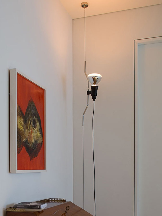 Parentesi Nickel Dimmer Lampada Led Esclusa - FLOS F5600058 Parentesi Nickel Dimmer Lampada Led Esclusa - FLOS F5600058