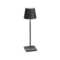 Poldina Grigio Scuro Tavolo Led Portatile Ricaricabile - AI LATI LD0340N3