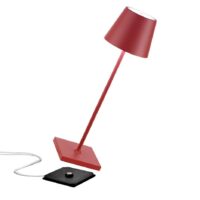 Poldina rossa Lampada Tavolo Led Portatile Ricaricabile- AI LATI LD0340F3 - AI LATI LD1340F3