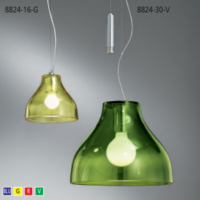 SOSPENSIONE ROSSA E27 DM.33 CM - ROSSINI S- 8824-30R