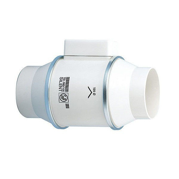 TD 160/100 Silent Aspiratore Elicocentrifugo In-Line Bianco - SOLER & PALAU 5211318000 TD 160/100 Silent Aspiratore Elicocentrifugo In-Line Bianco - SOLER & PALAU 5211318000
