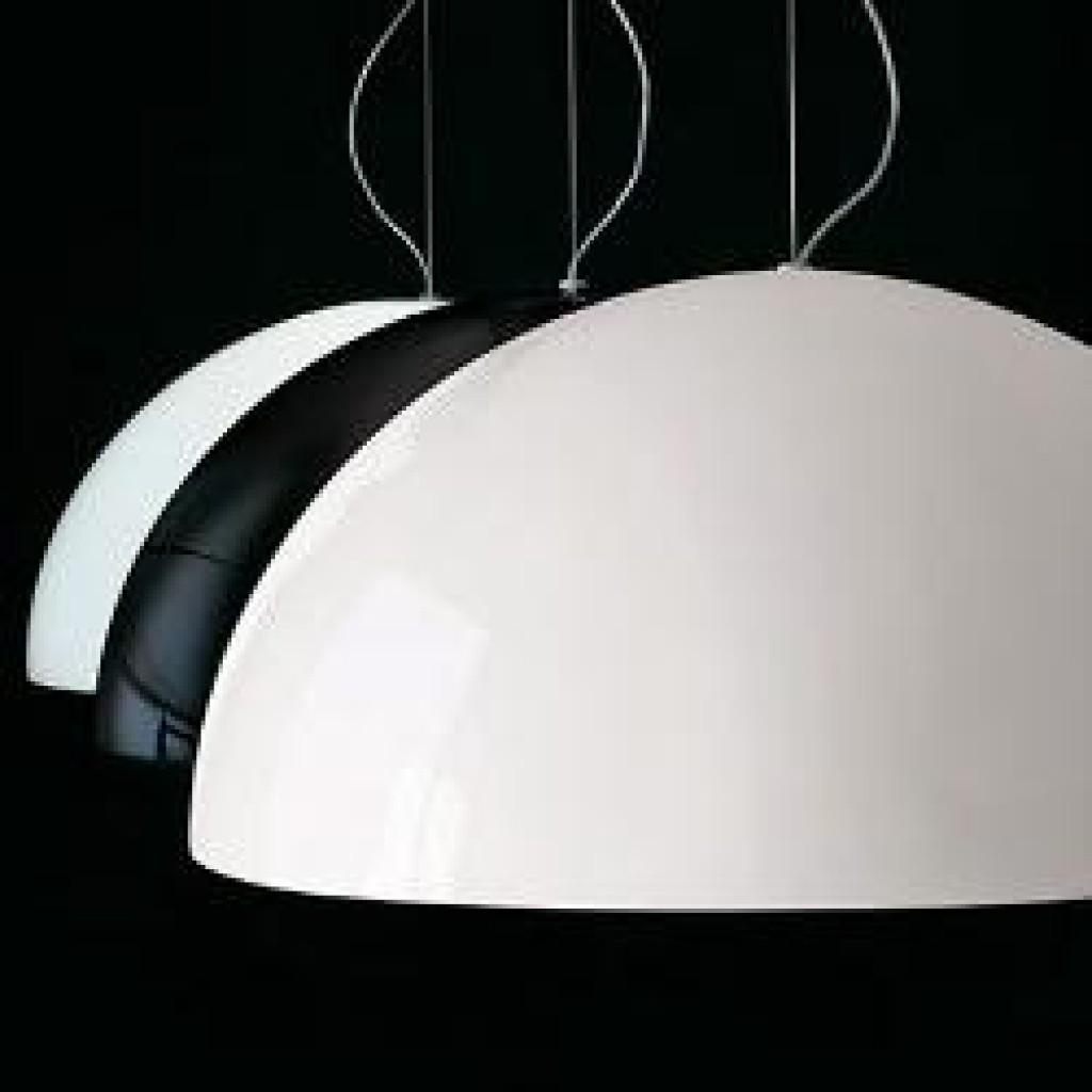 Sospensione Sonora Bianca Vetro di Murano - OLUCE L0411 BI Sospensione Sonora Bianca Vetro di Murano - OLUCE L0411 BI